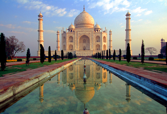 Taj Mahal en la India 